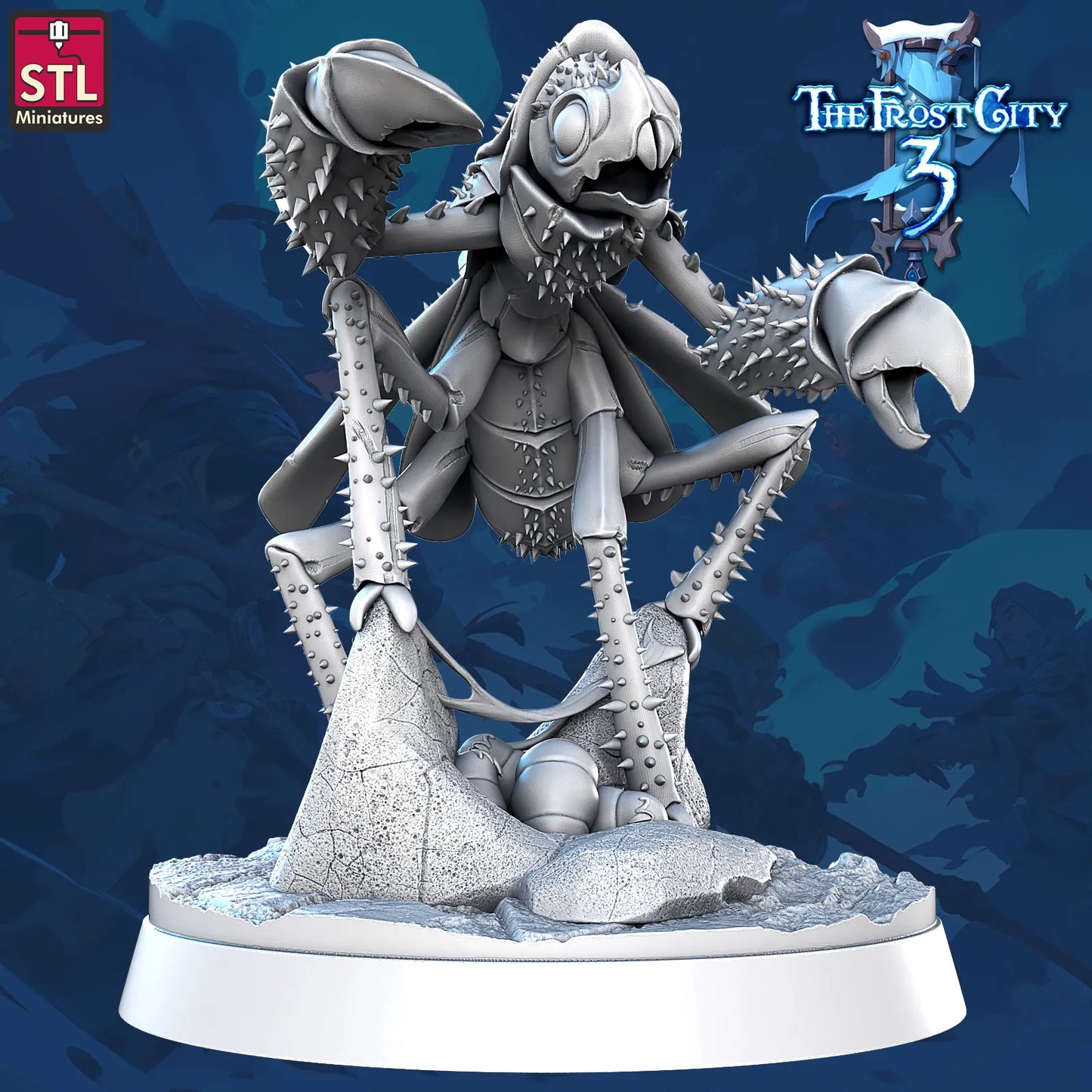 STL Miniatures - Frost City - Chuul - DnD/TTRPG Figure/Miniature