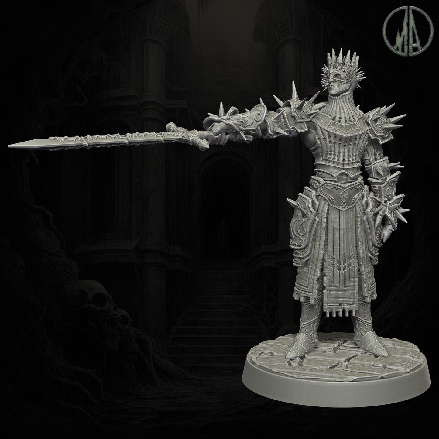 Monolith Arts - Echoes of the Void - Thorn Knight #3 - DnD/TTRPG Figure/Miniature