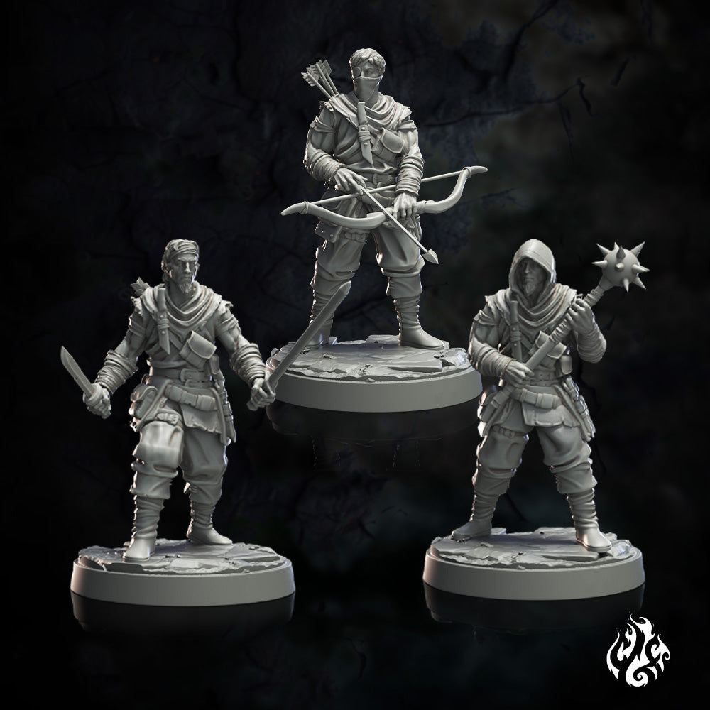 Crippled God Foundry - Bladeport - Thugs - DnD/TTRPG Figure/Miniature