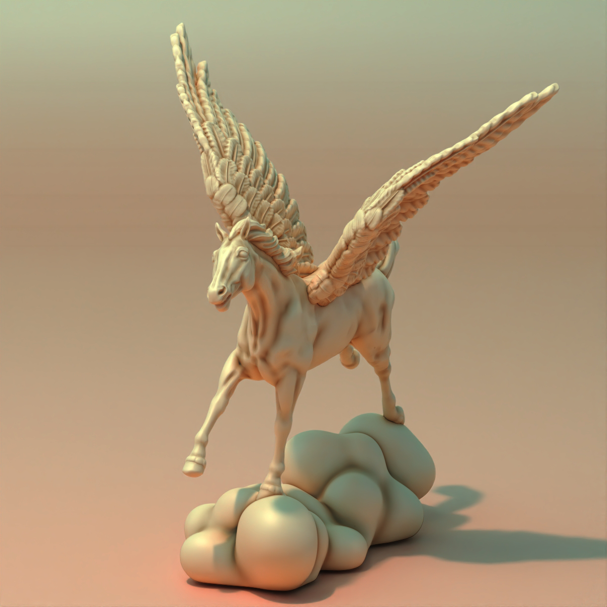 Medusa Miniatures - Pegasus #2 - DnD/TTRPG/Roleplaying/Wargamesature