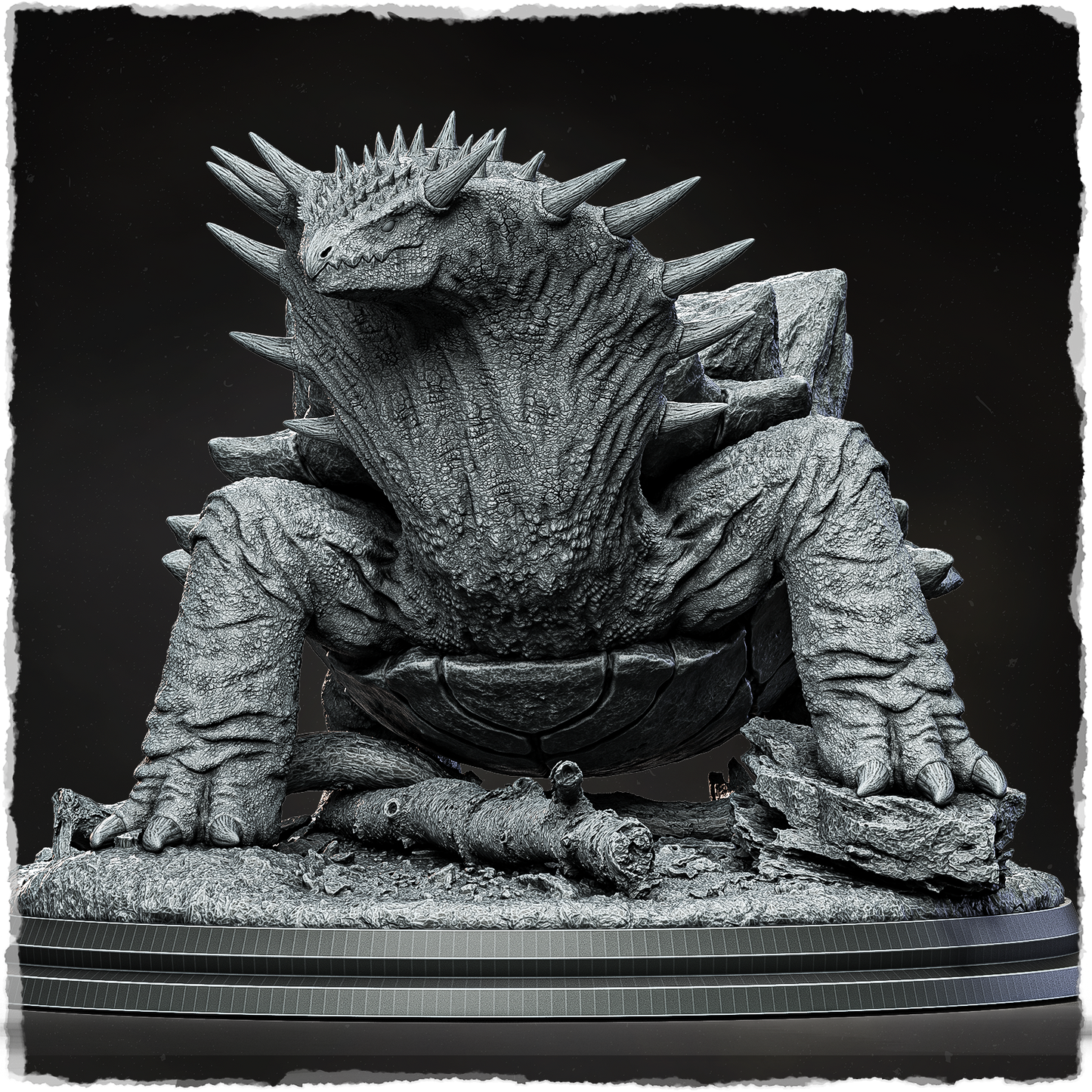 Evox Arts - Arcanterra #2 - Dragon Turtle - DnD/TTRPG Figure/Miniature