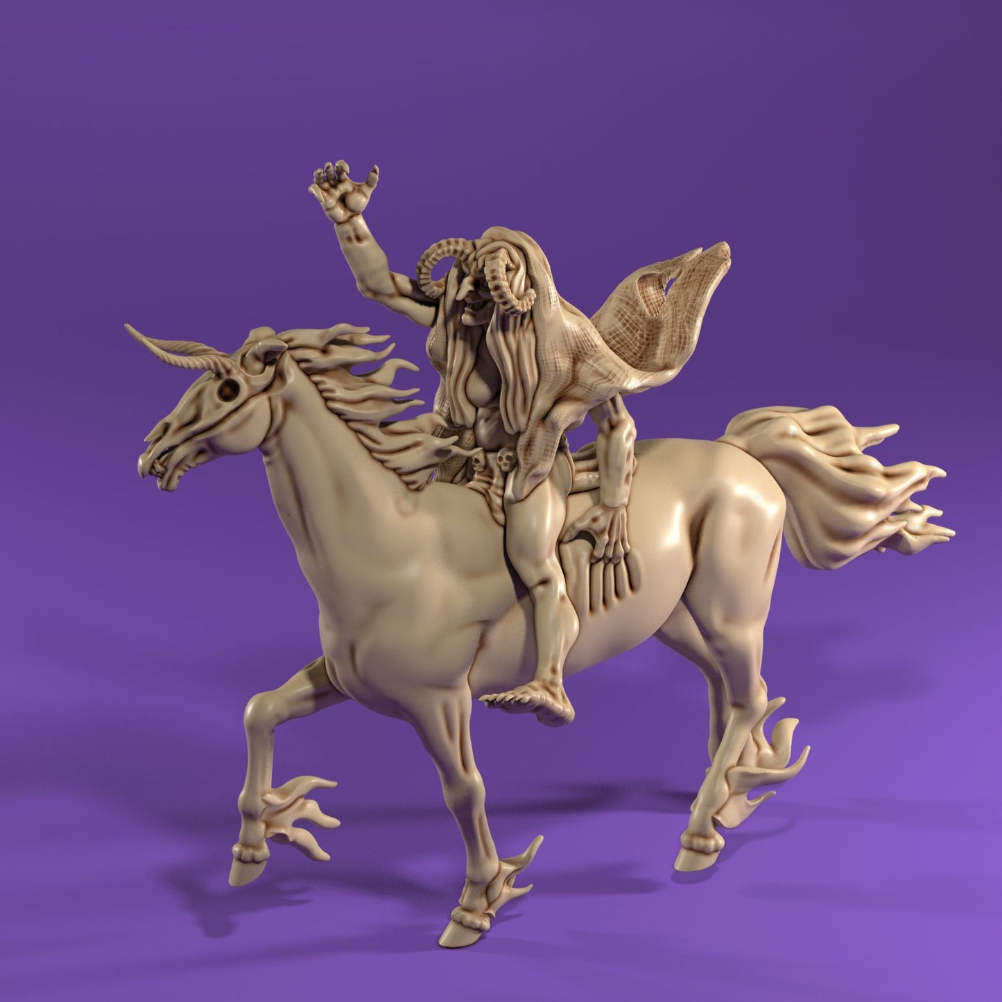 Medusa Miniatures - Nightmare Rider #1 - DnD/TTRPG/Roleplaying/Wargames
