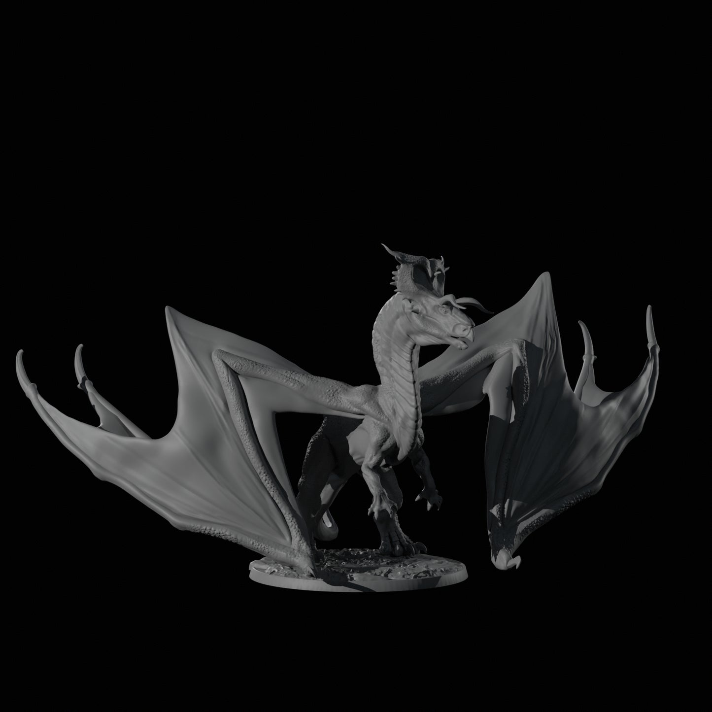 Dinoworld - Kingdoms #4 - Wyvern Ceratopsia - DnD/Pathfinder/TTRPG Figure