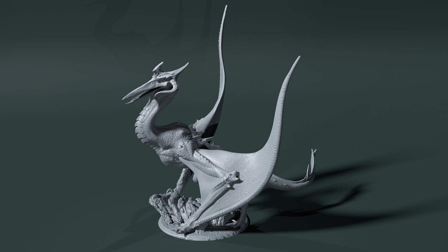 Dinoworld - Kingdoms - Dragon Pterodactyl Kaiju - DnD/Tabletop/TTRPG