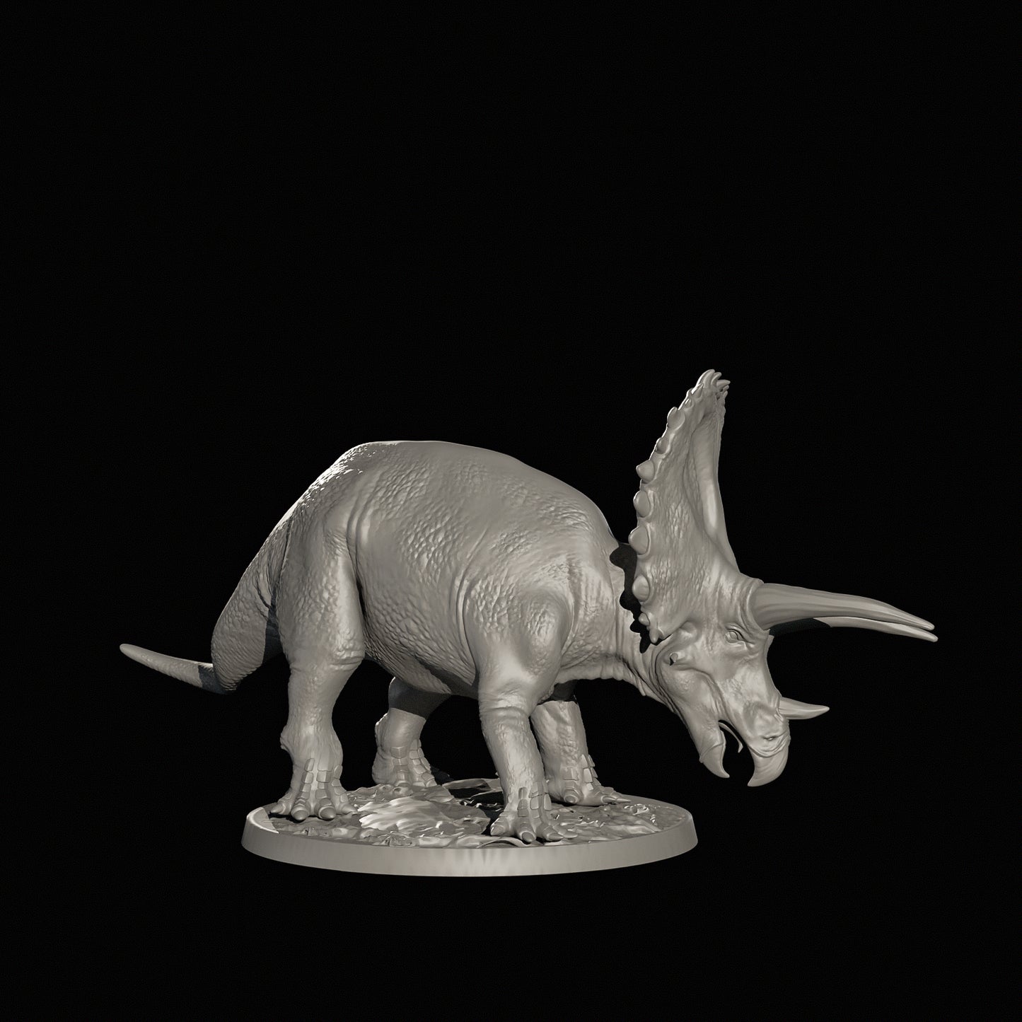 Dinoworld - Kingdoms #4 - Torosaurus - DnD/Pathfinder/TTRPG Figure