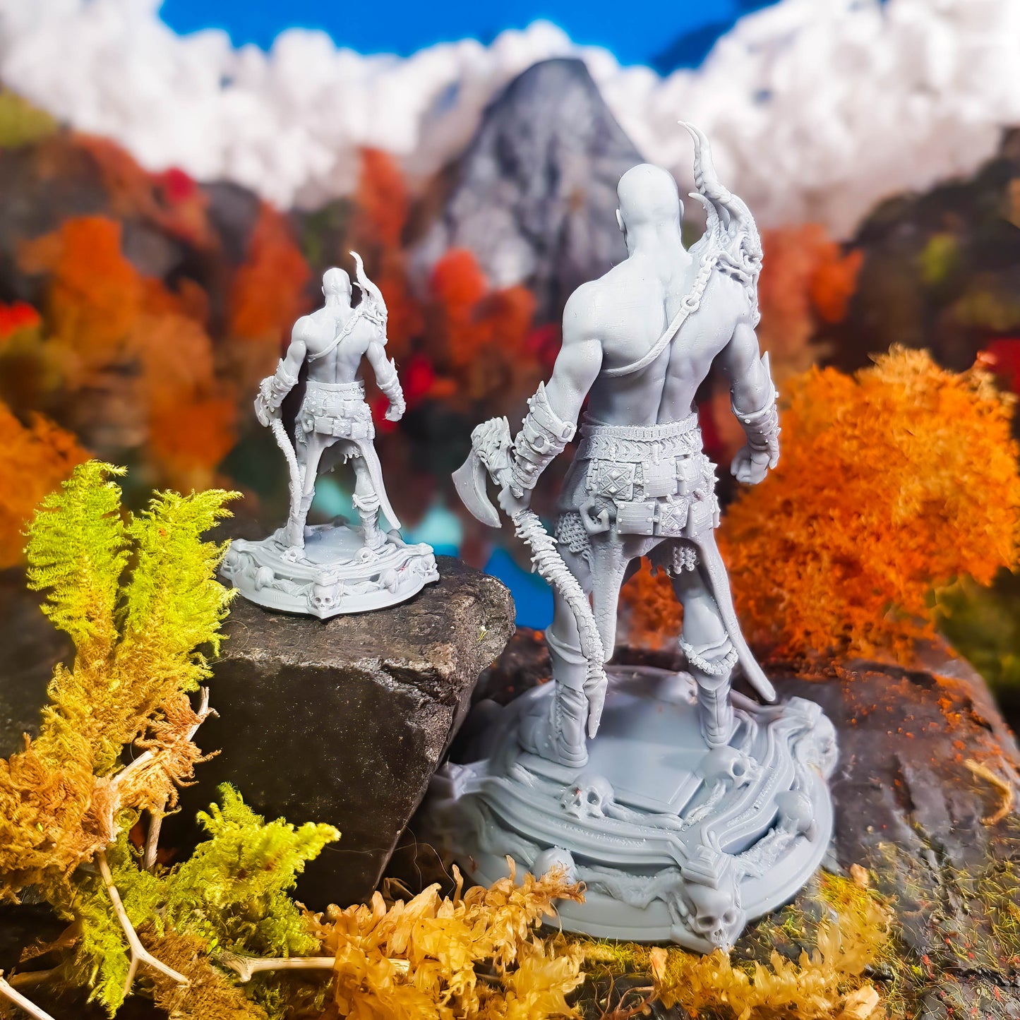 Printomancer - Dragon Warrior - 32/75mm Pin Up/Figure/Model/Diorama