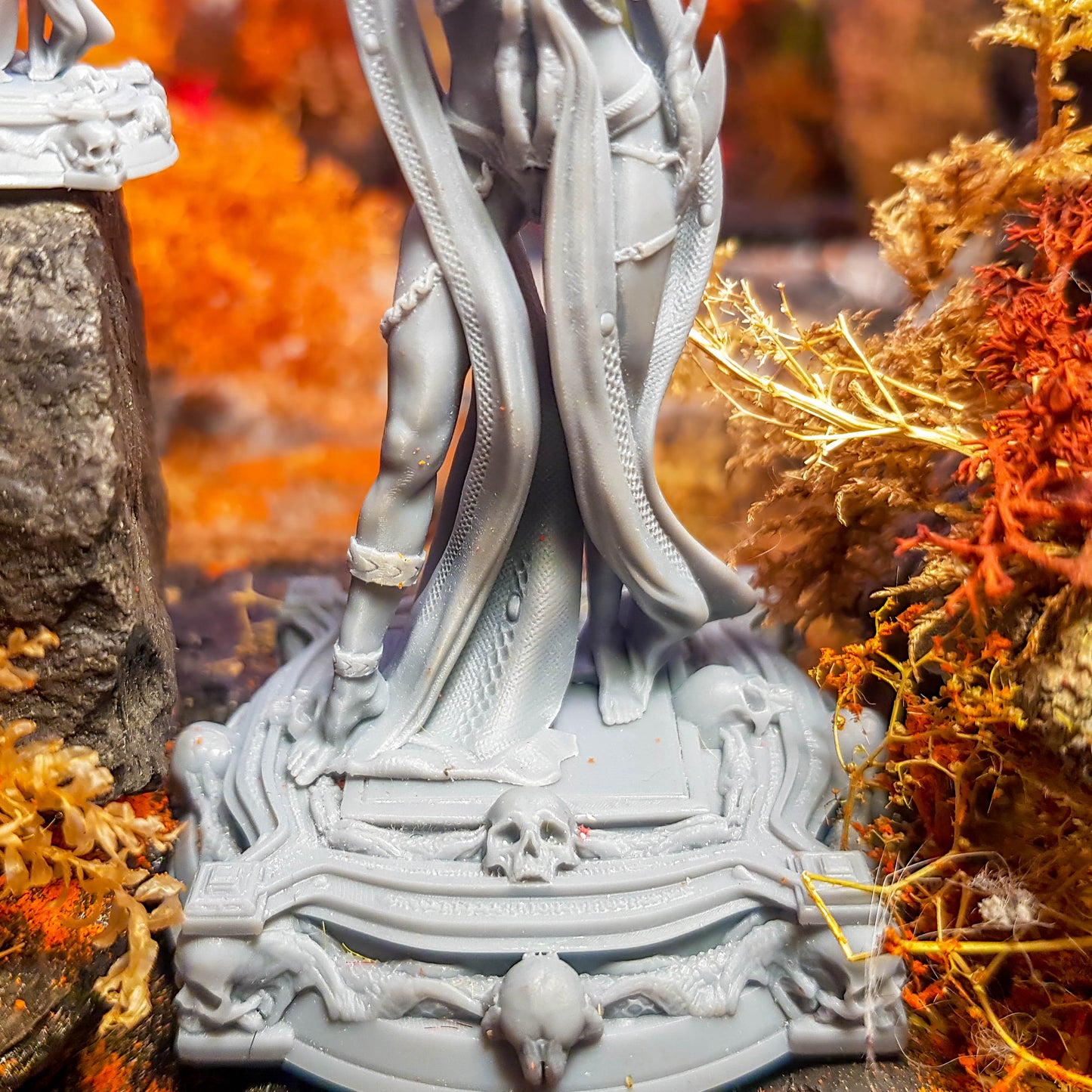 Printomancer - Boneflesh Necromancer - 32/75mm Pin Up/Figure/Model/Diorama