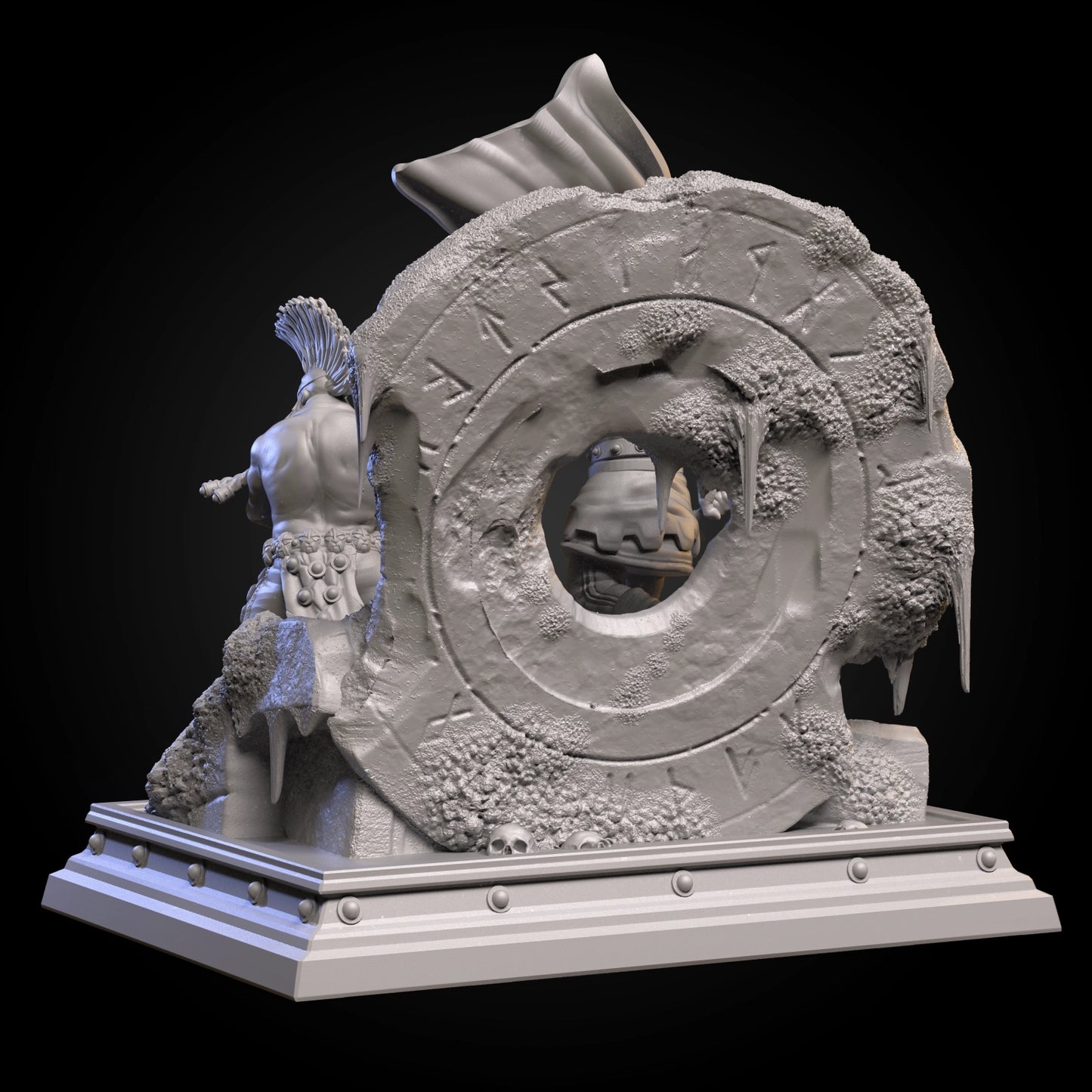 Z Kino - Human & Dwarf Diorama - 50mm Pin Up/Figure/Model/Diorama