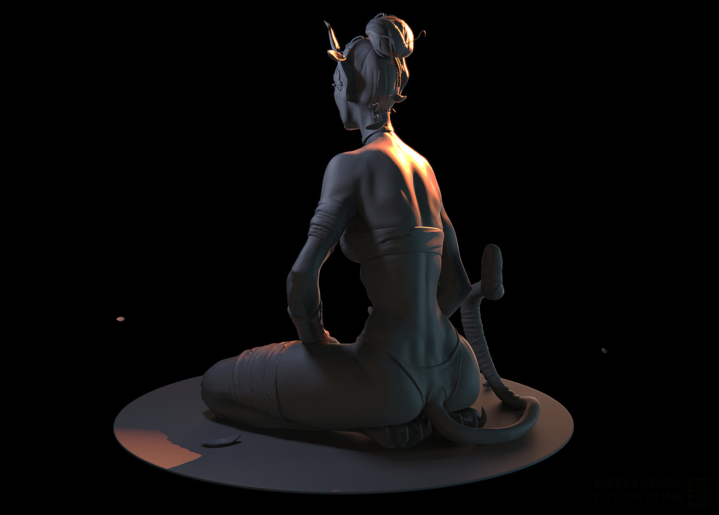 Z Kino - Catwoman - 75mm Pin Up/Figure/Model/Diorama