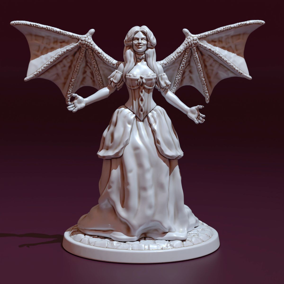 Medusa Miniatures - Vampire Nosferatu Female #2 - DnD/TTRPG/Roleplaying/Wargames