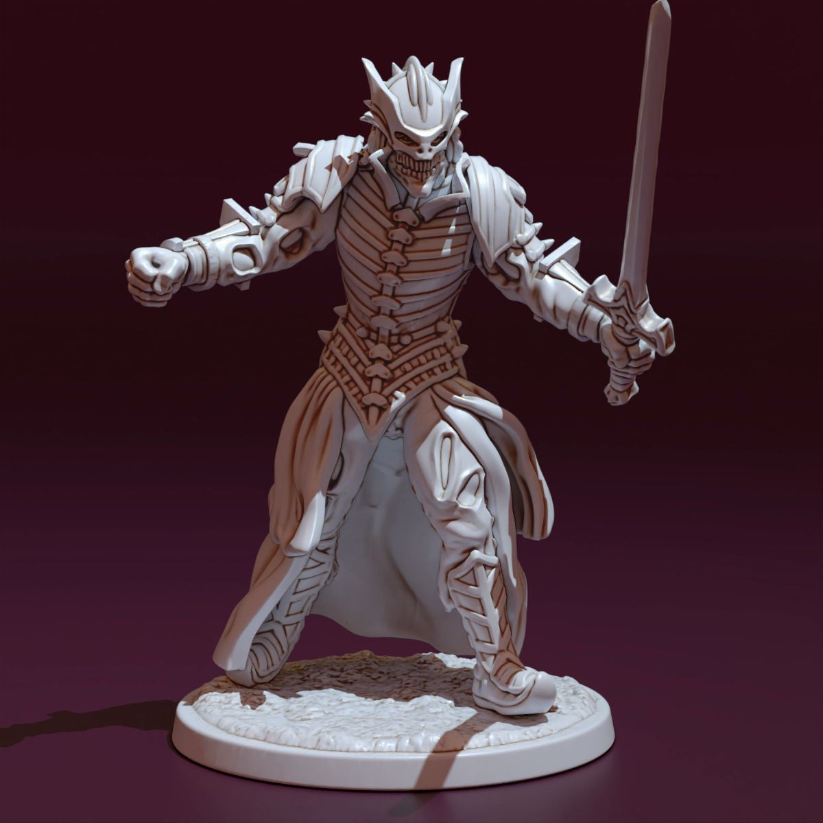 Medusa Miniatures - Vampire w/Sword - DnD/TTRPG/Roleplaying/Wargames