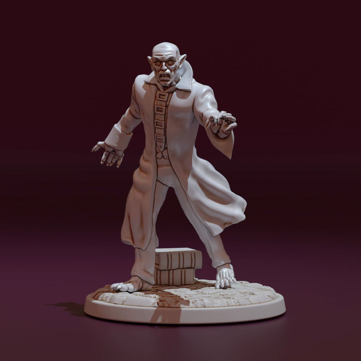 Medusa Miniatures - Vampire Nosferatu Male - DnD/TTRPG/Roleplaying/Wargames