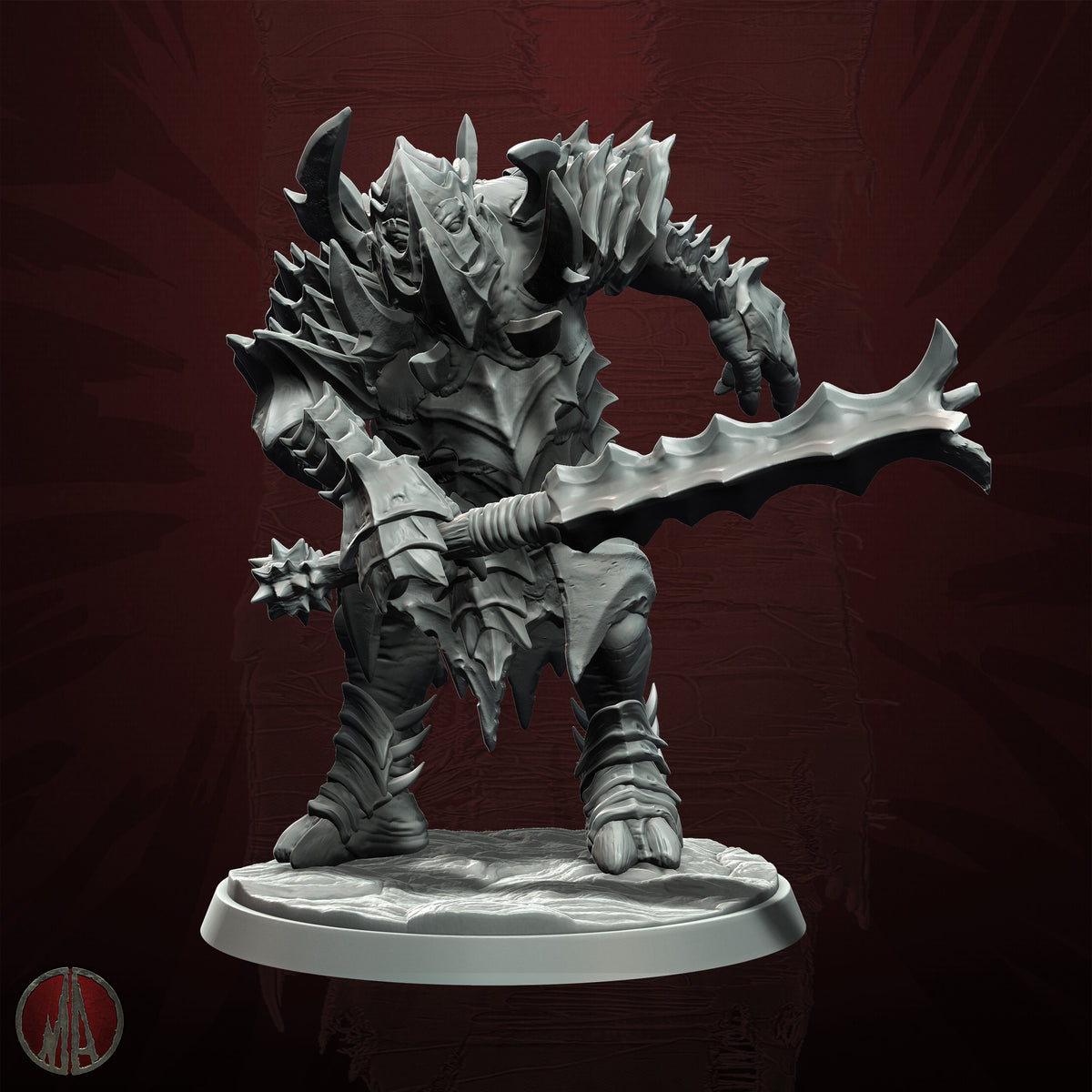 Monolith Arts - Orc Horde - Ogre Vuzashi #2 - DnD/TTRPG Figure/Miniature