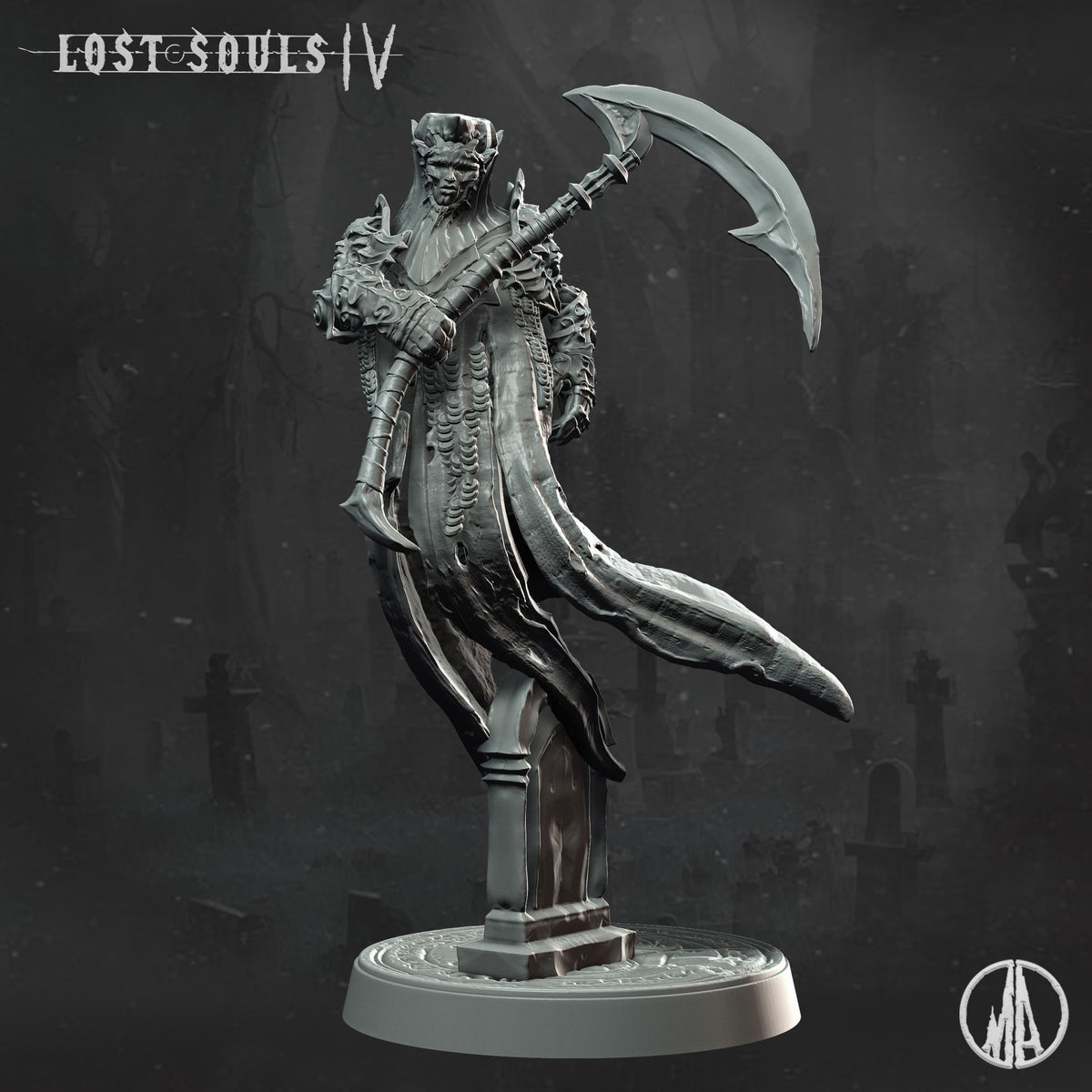 Monolith Arts - Lost Souls IV - Wandering Apparition #2 - DnD/TTRPG Figure/Miniature