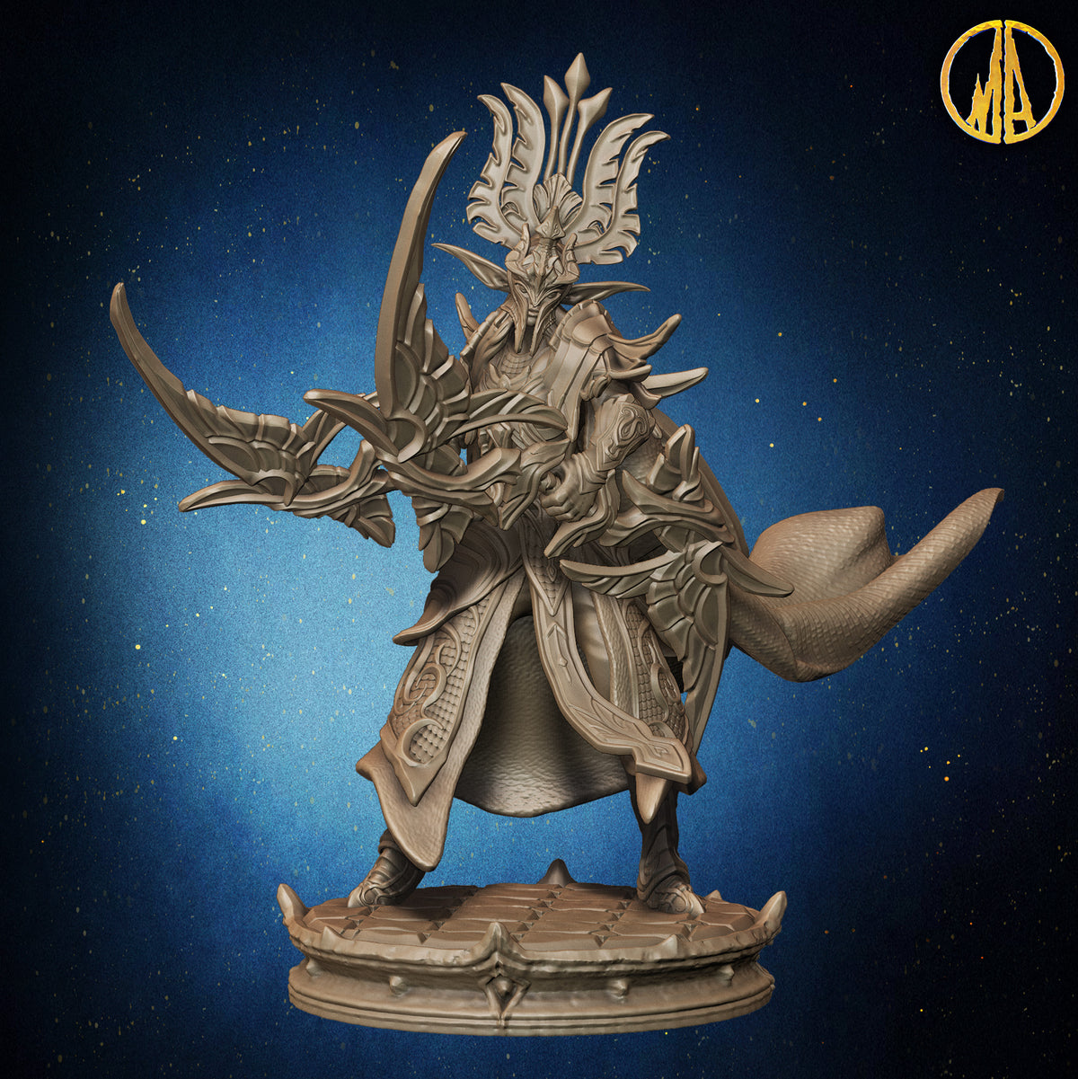 Monolith Arts - Whispering Forest - Wood Elf Female #6 - DnD/TTRPG Figure/Miniature