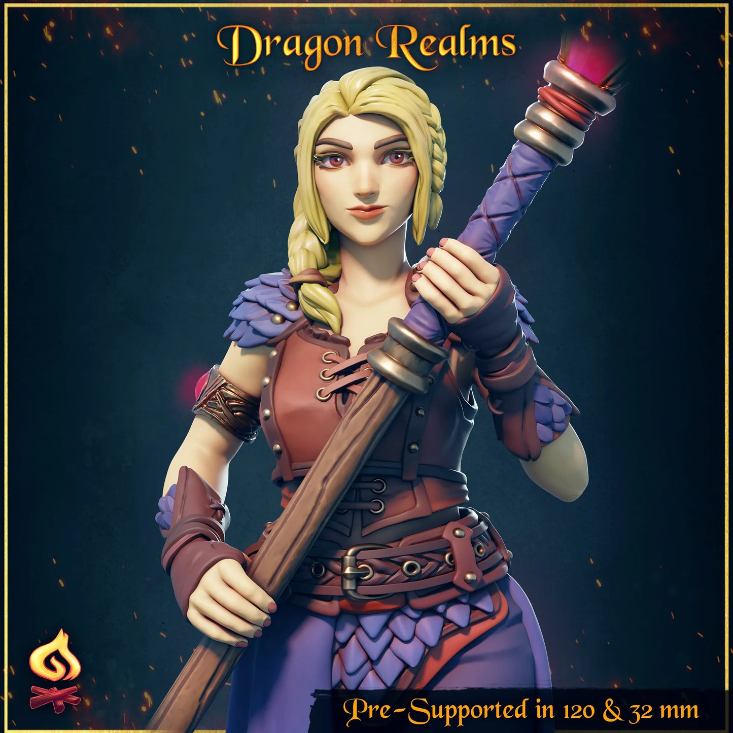Safehold - Dragon Realms - Yara - 120mm Pin Up/Figure/Model/Diorama