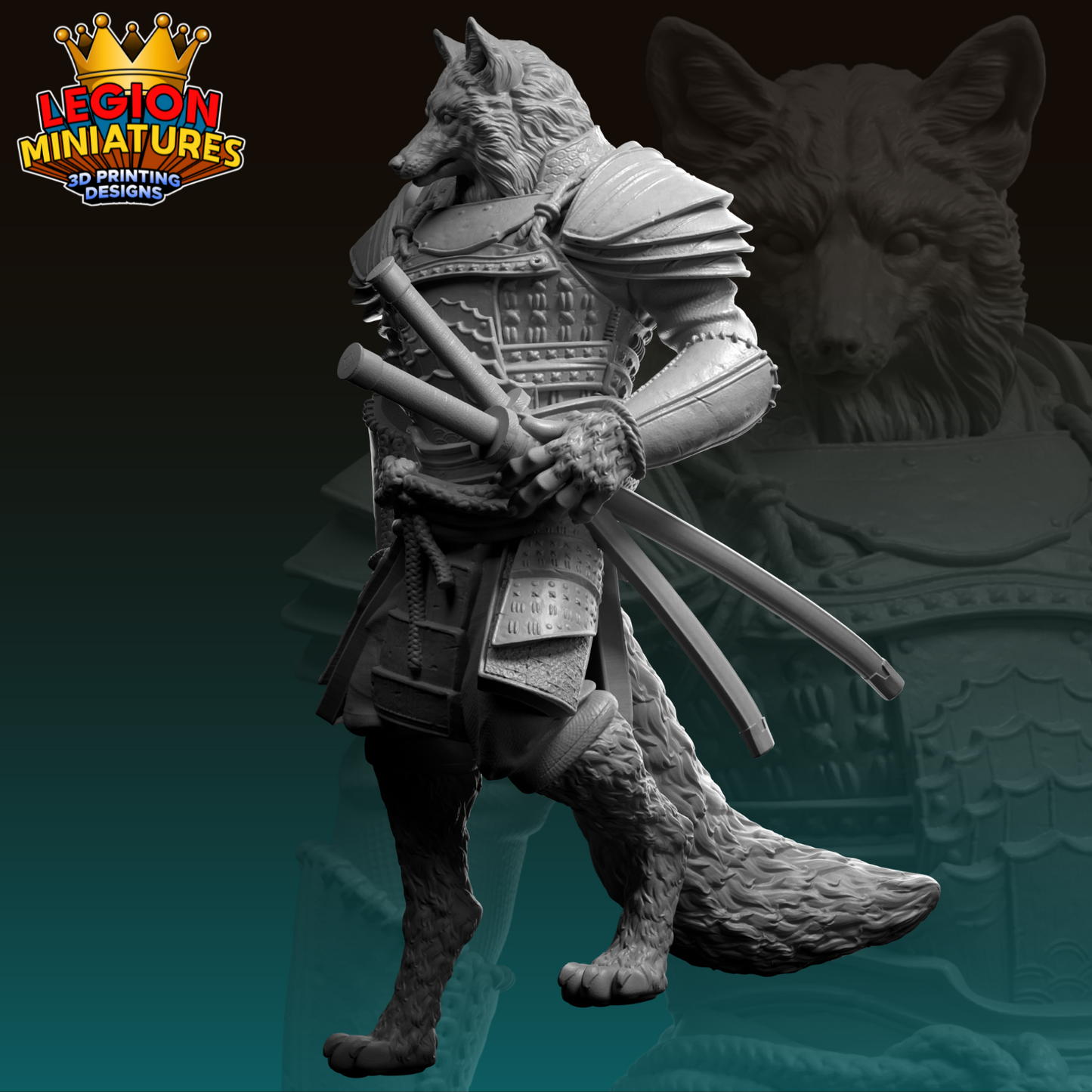 Lucia Sanchez - Animal Warriors - Kazemasu - 75mm Pin Up/Figure/Model/Diorama