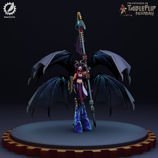 Feathr0z - Vanguard - Archdemon Colonel - DnD/TTRPG Figure/Miniature