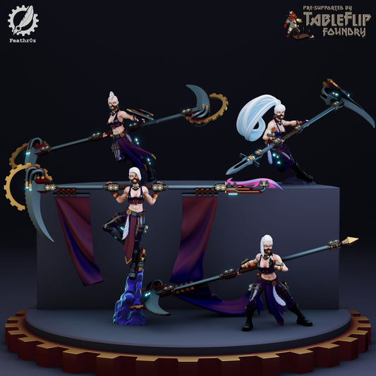 Feathr0z - Vanguard - Polearm Elite - DnD/TTRPG Figure/Miniature