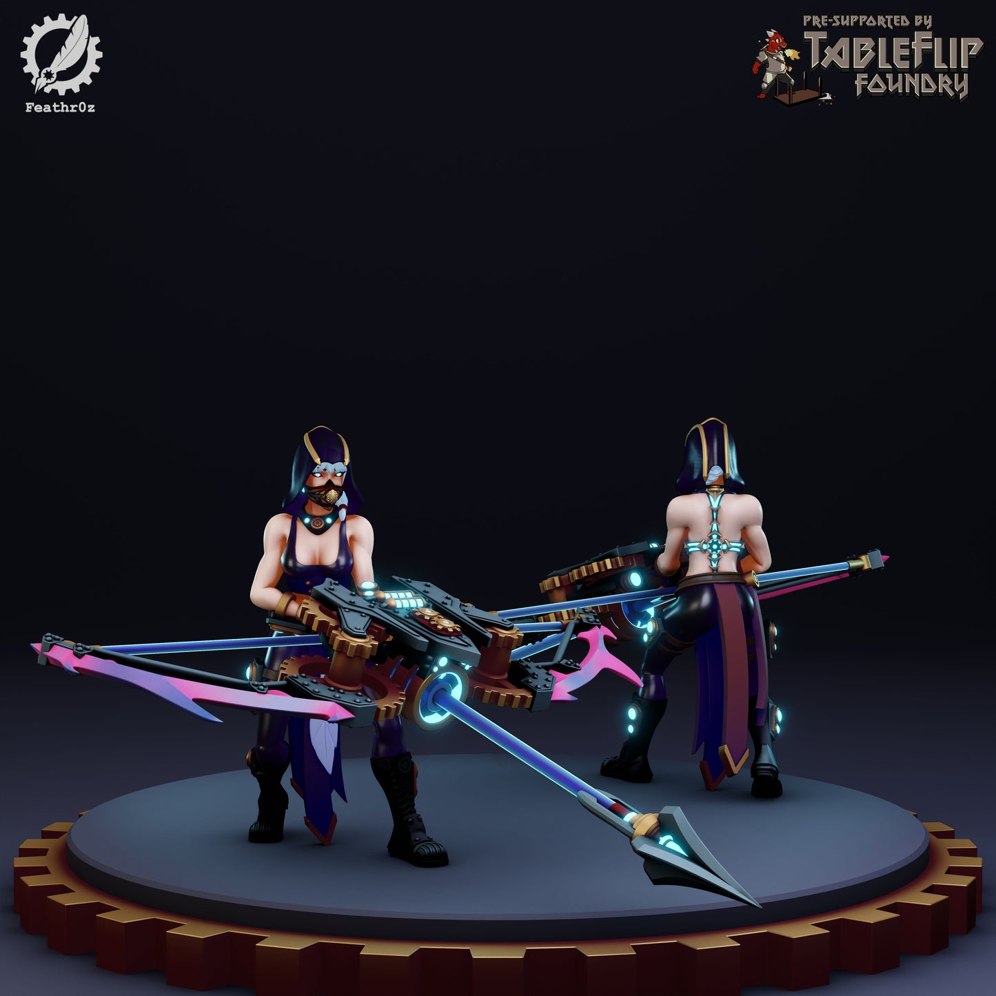 Feathr0z - Vanguard - Bow Elite - DnD/TTRPG Figure/Miniature