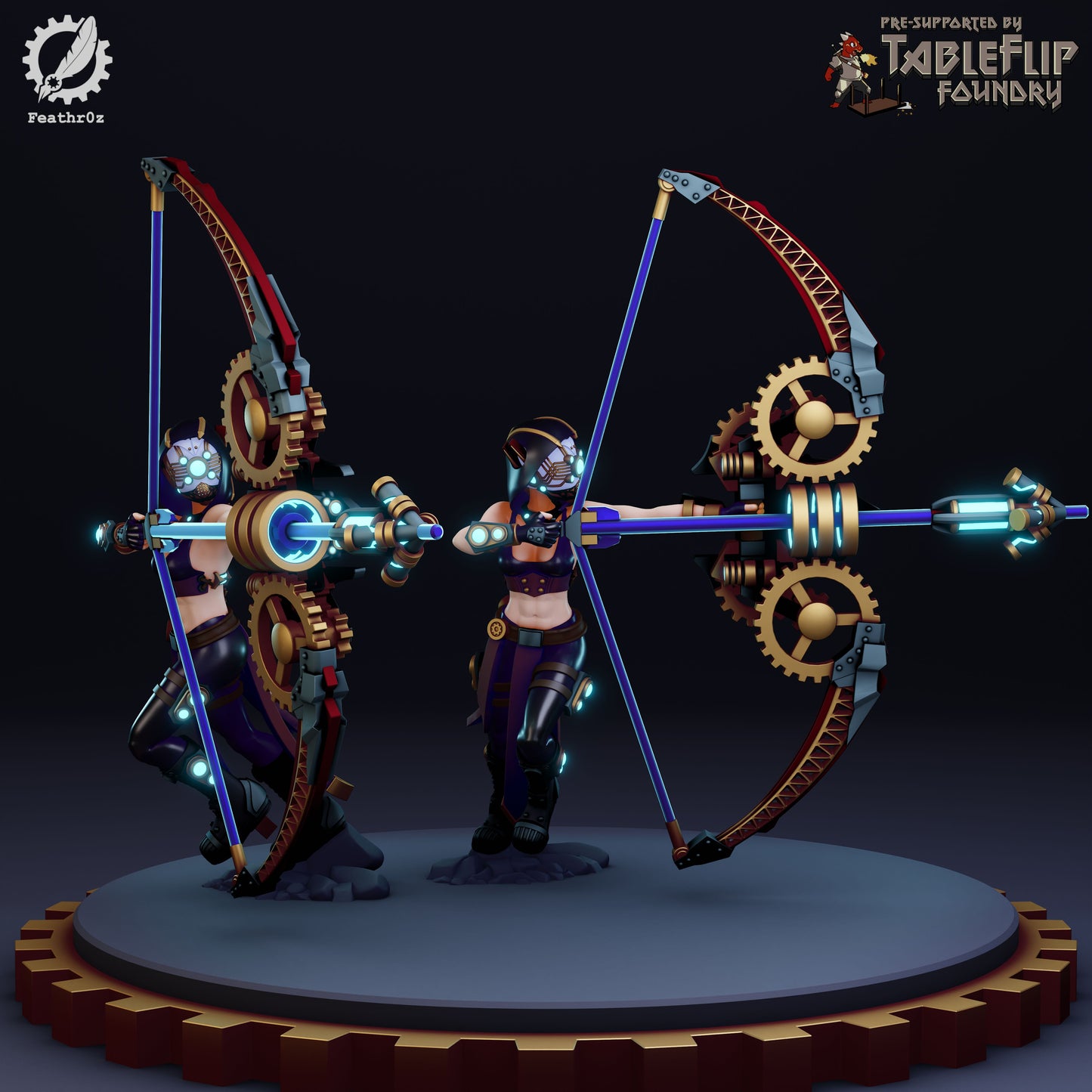 Feathr0z - Vanguard - Bow Elite - DnD/TTRPG Figure/Miniature