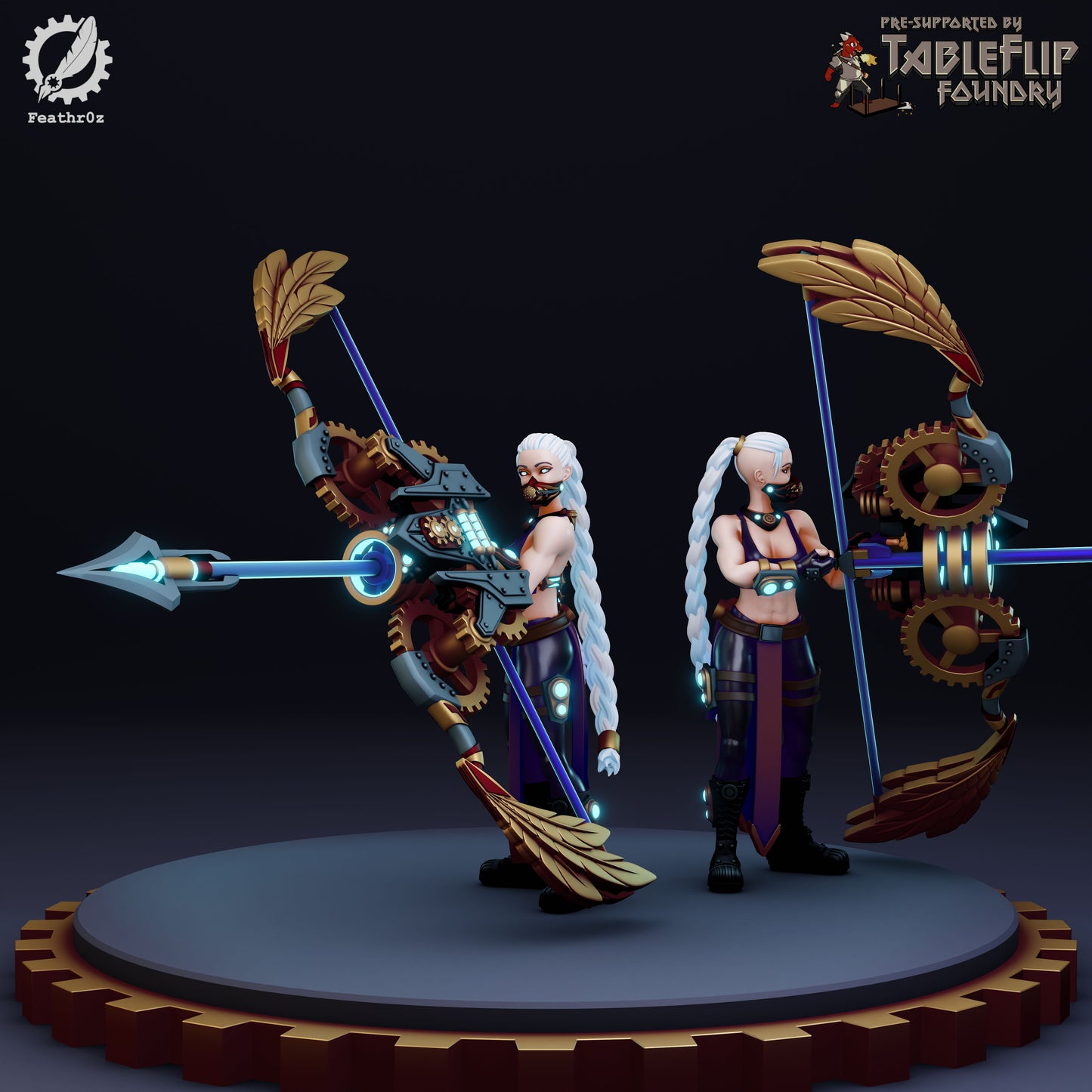 Feathr0z - Vanguard - Bow - DnD/TTRPG Figure/Miniature