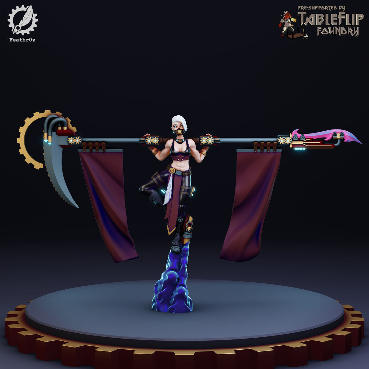 Feathr0z - Vanguard - Polearm Elite - DnD/TTRPG Figure/Miniature