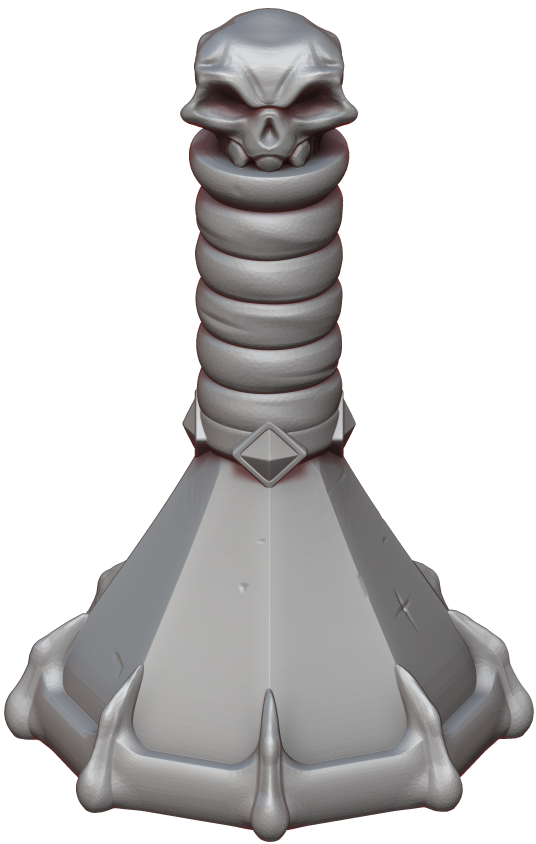 Ars Moriendi - Mythic Potion Dice Holder - Acid - DnD/TTRPG/Roleplaying/Wargames - Helios3DPrinting