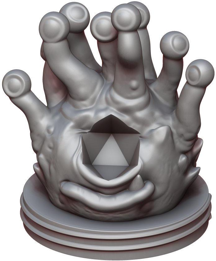 Ars Moriendi - Dice Guardian - Beholder - DnD/TTRPG/Roleplaying/Wargames - Helios3DPrinting
