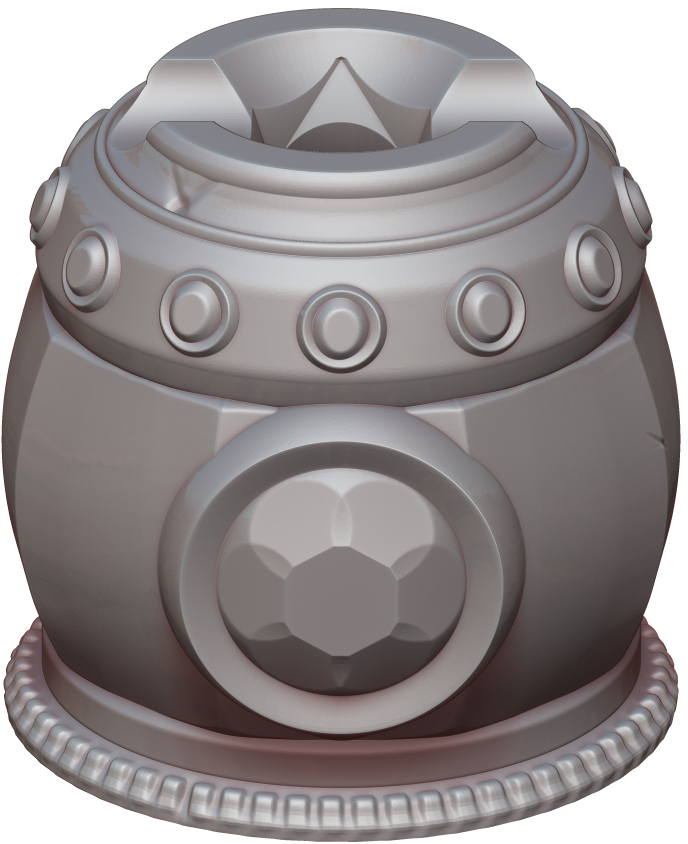 Ars Moriendi - Dice Storage - Crowned Skull - DnD/TTRPG/Roleplaying/Wargames - Helios3DPrinting