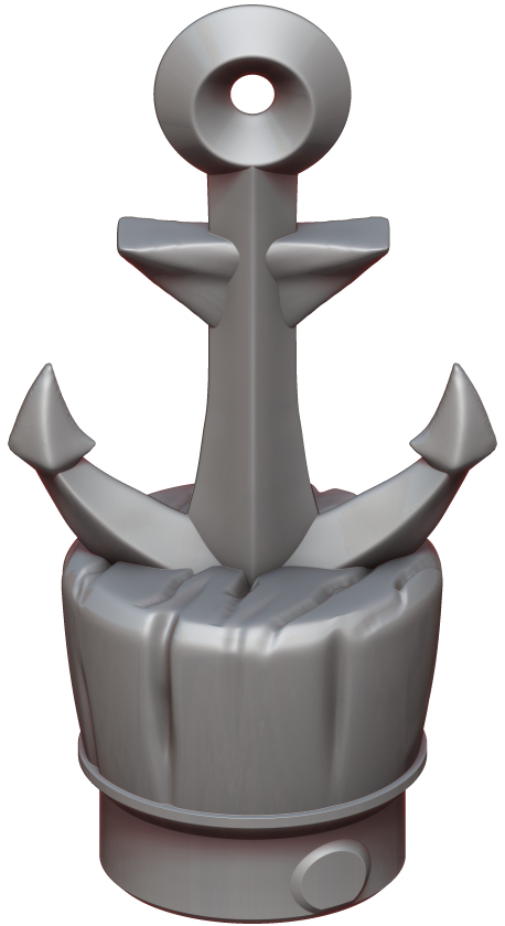 Ars Moriendi - Mythic Potion Dice Holder - Ocean - DnD/TTRPG/Roleplaying/Wargames - Helios3DPrinting