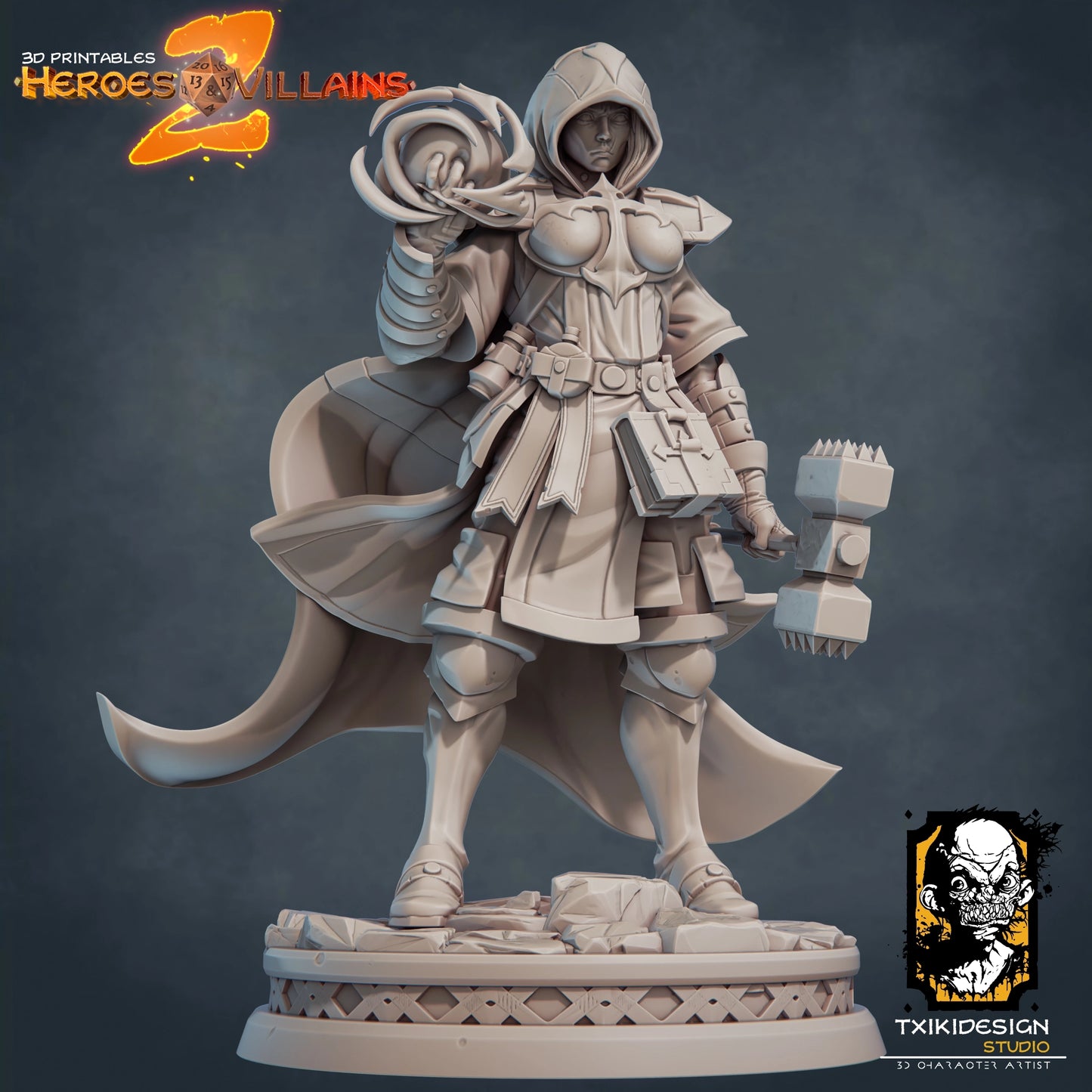 Javier Tejedor - Cleric - DnD/TTRPG Figure/Miniature