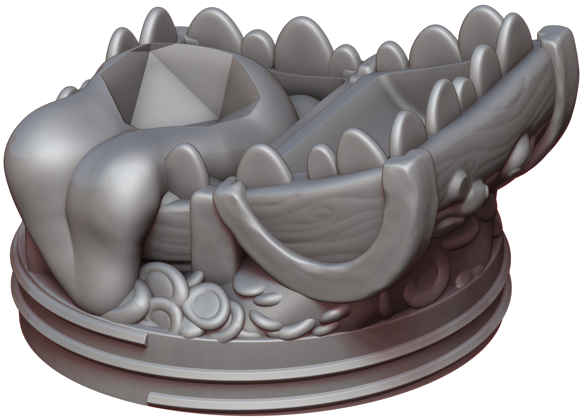 Ars Moriendi - Dice Guardian - Mimic - DnD/TTRPG/Roleplaying/Wargames - Helios3DPrinting