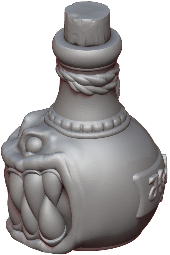 Ars Moriendi - Mythic Potion Dice Holder - Mimic - DnD/TTRPG/Roleplaying/Wargames - Helios3DPrinting