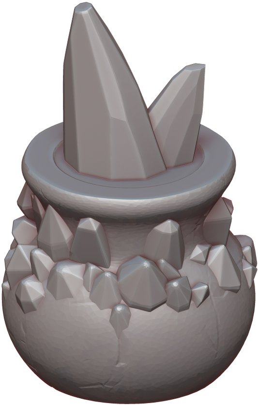 Ars Moriendi - Tiny Potions Dice Holder - Crystal - DnD/TTRPG/Roleplaying/Wargames - Helios3DPrinting