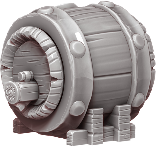 Ars Moriendi - Tiny Potions Dice Holder - Barrel - DnD/TTRPG/Roleplaying/Wargames - Helios3DPrinting