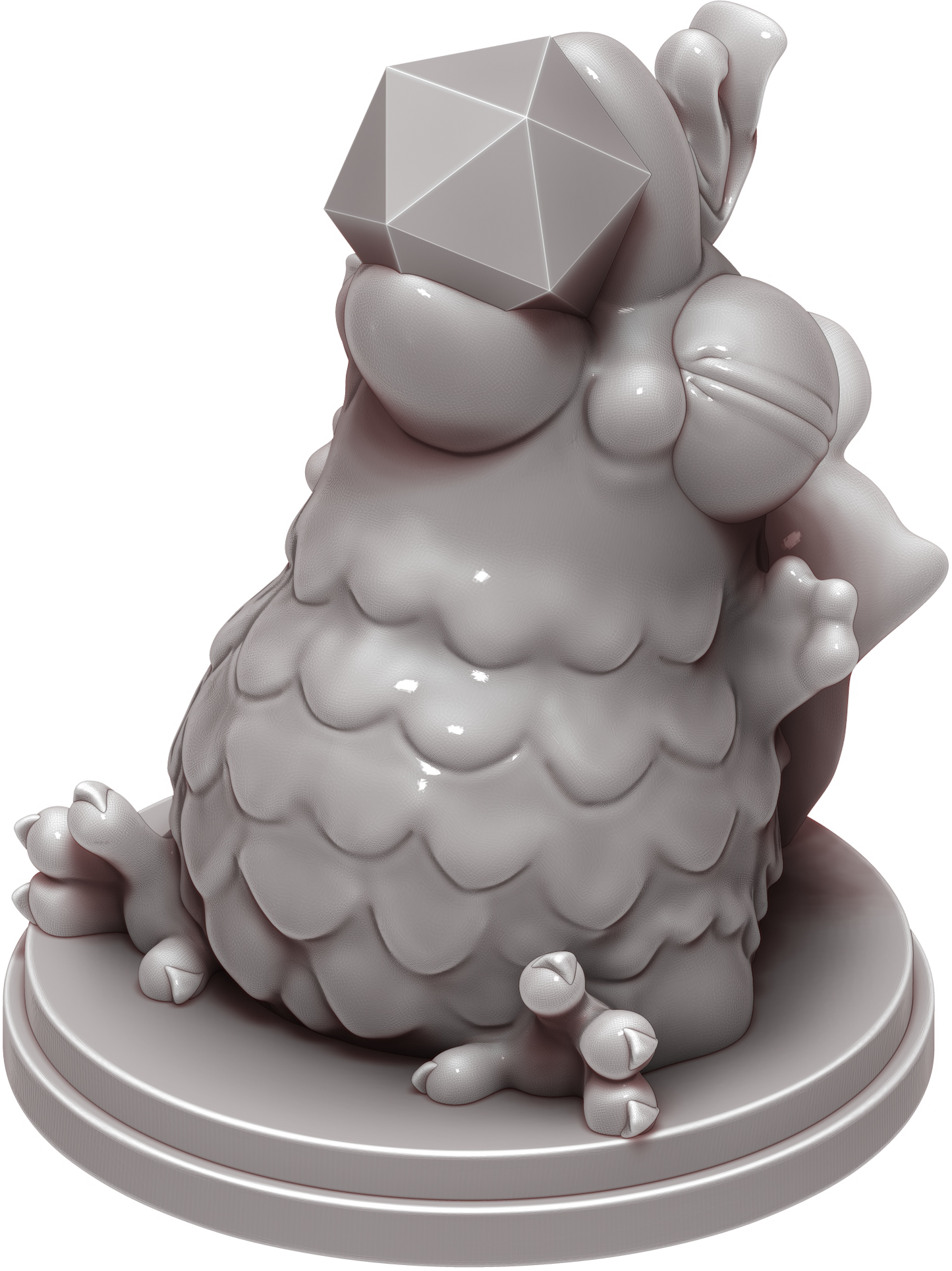 Ars Moriendi - Dice Guardian - Baby Phoenix - DnD/TTRPG/Roleplaying/Wargames - Helios3DPrinting