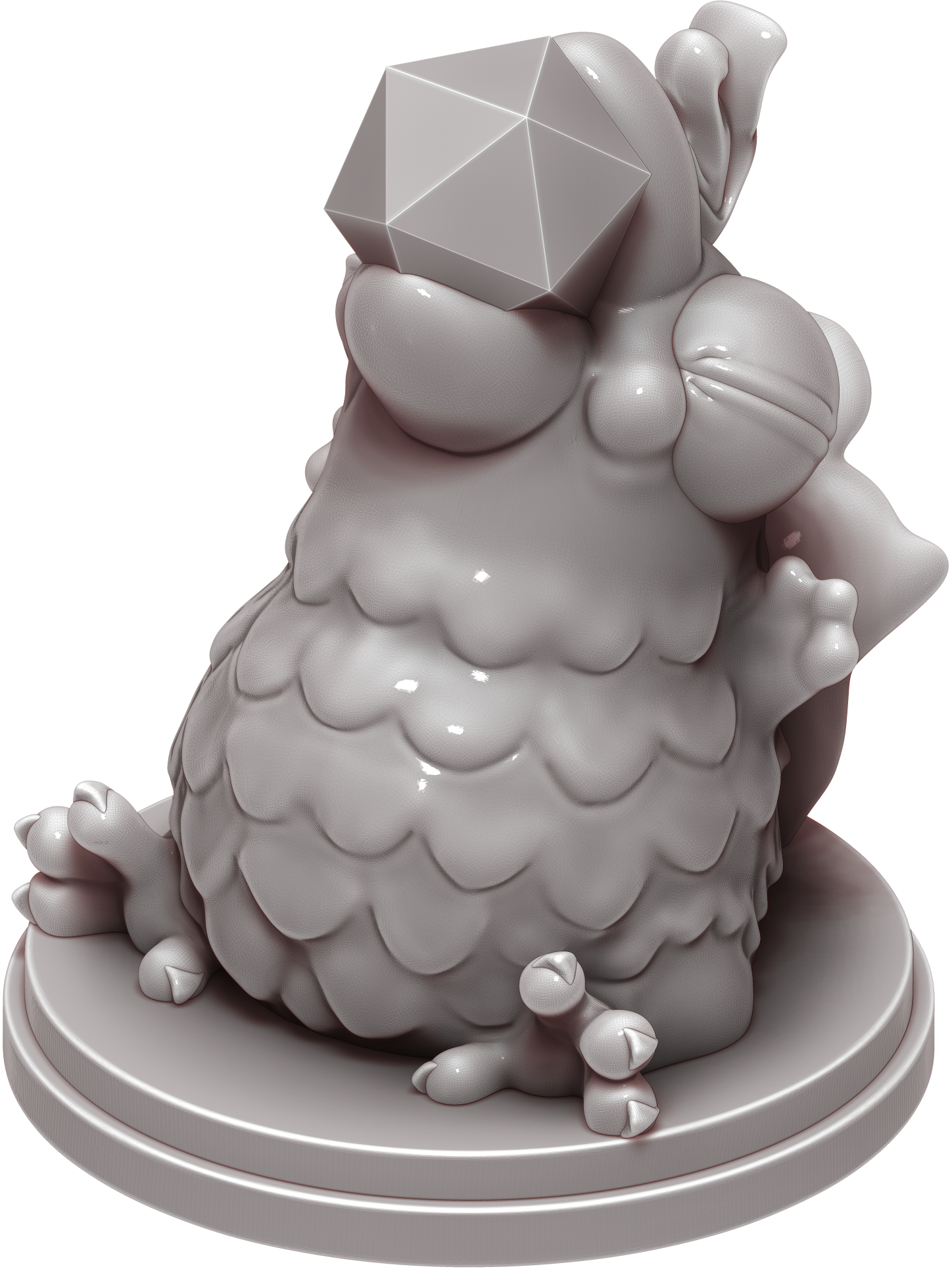 Ars Moriendi - Dice Guardian - Baby Phoenix - DnD/TTRPG/Roleplaying/Wargames - Helios3DPrinting