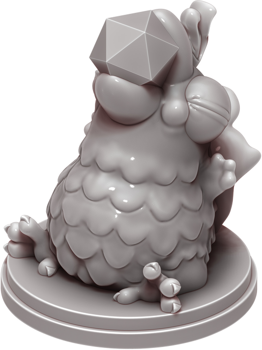 Ars Moriendi - Dice Guardian - Baby Phoenix - DnD/TTRPG/Roleplaying/Wargames - Helios3DPrinting