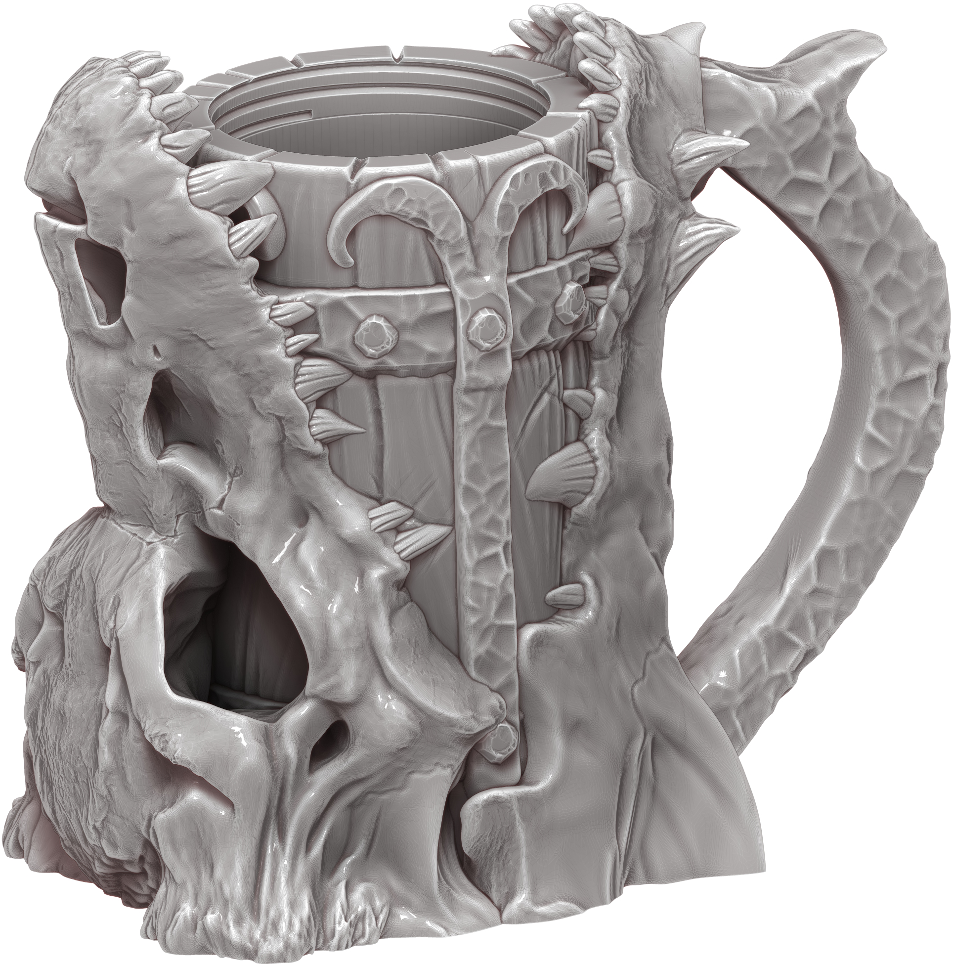 Ars Moriendi - Mythic Mugs - Dragon Skull - DnD/TTRPG/Roleplaying/Wargames - Helios3DPrinting