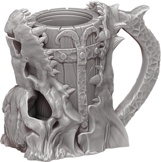 Ars Moriendi - Mythic Mugs - Dragon Skull - DnD/TTRPG/Roleplaying/Wargames - Helios3DPrinting