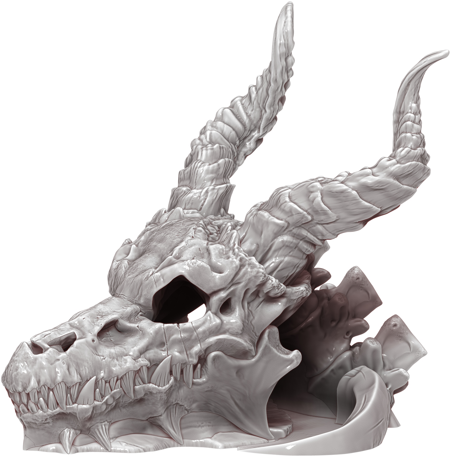 Ars Moriendi - Mythic Dice Tower - Dragon Skull - DnD/TTRPG/Roleplaying/Wargames - Helios3DPrinting