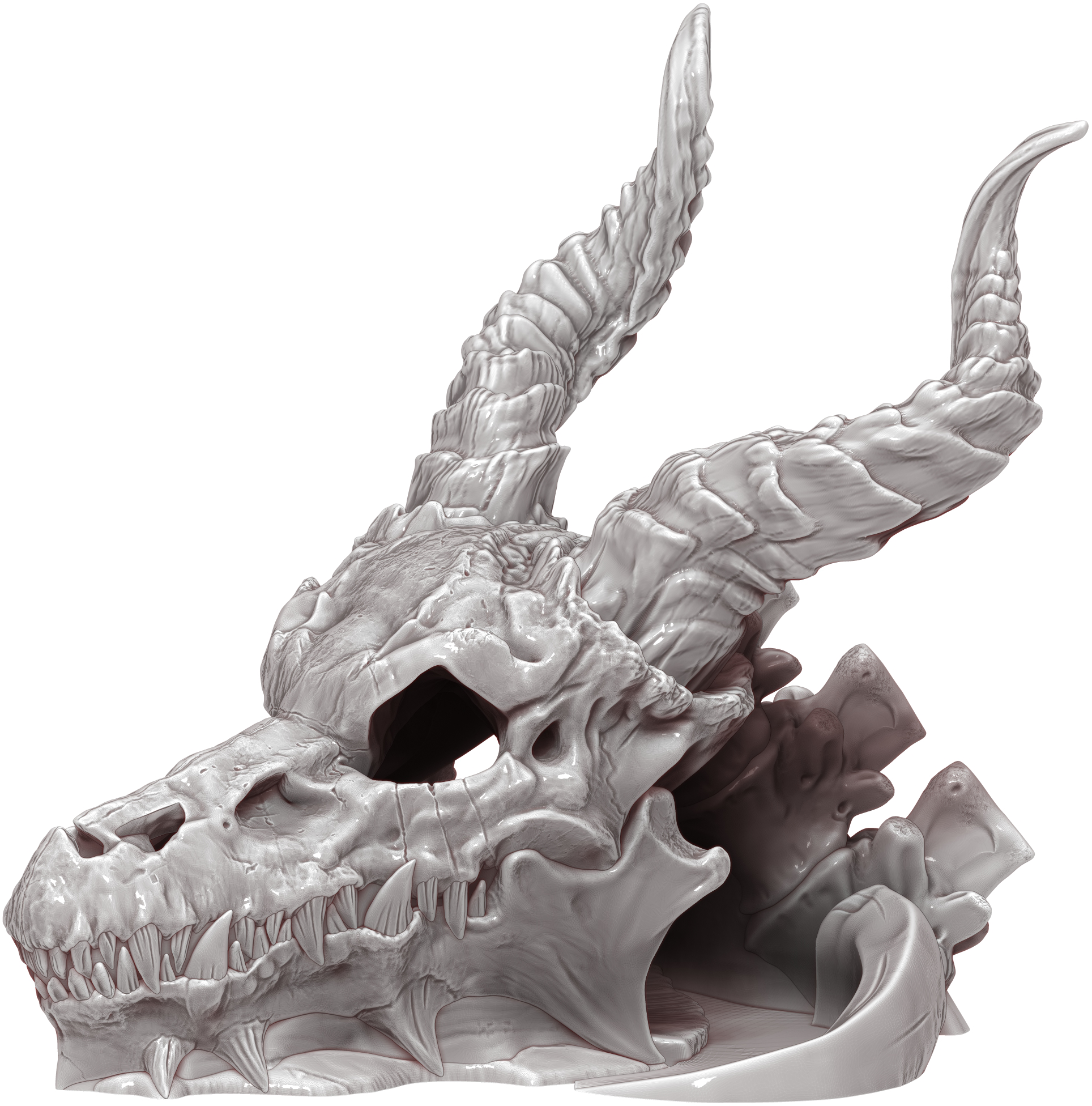 Ars Moriendi - Mythic Dice Tower - Dragon Skull - DnD/TTRPG/Roleplaying/Wargames - Helios3DPrinting