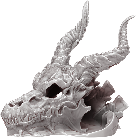 Ars Moriendi - Mythic Dice Tower - Dragon Skull - DnD/TTRPG/Roleplaying/Wargames - Helios3DPrinting