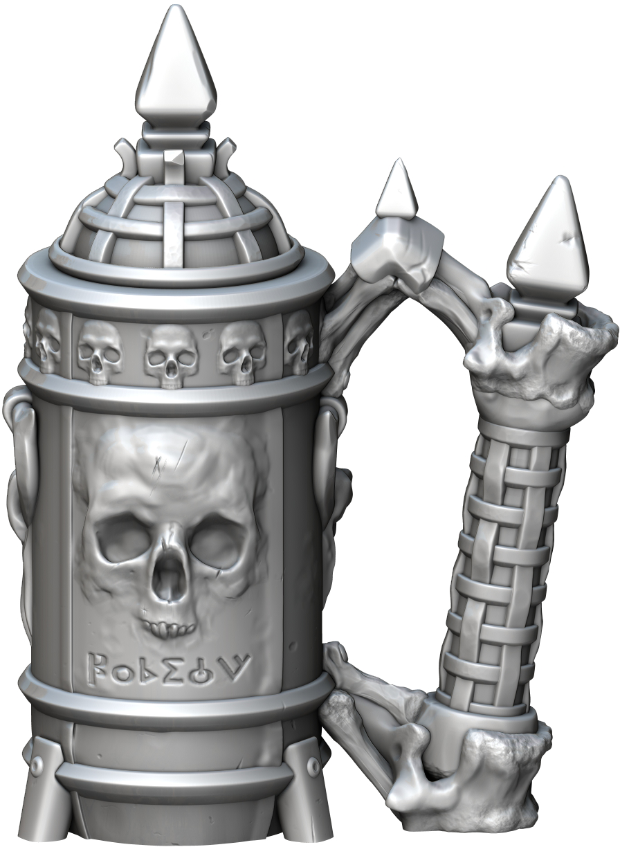 Ars Moriendi - Mythic Mugs - Necromancer - DnD/TTRPG/Roleplaying/Wargames - Helios3DPrinting