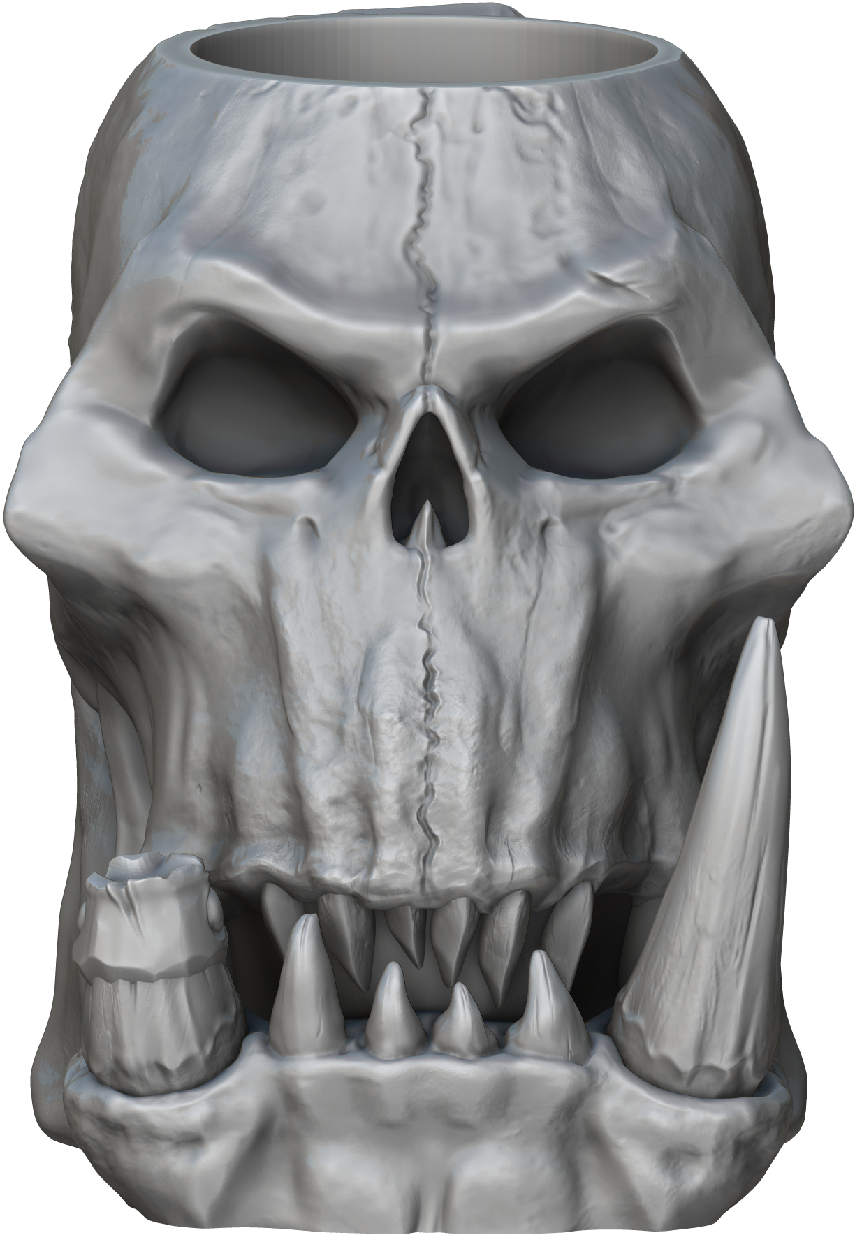 Ars Moriendi - Mythic Mugs - Orc Skull - DnD/TTRPG/Roleplaying/Wargames - Helios3DPrinting