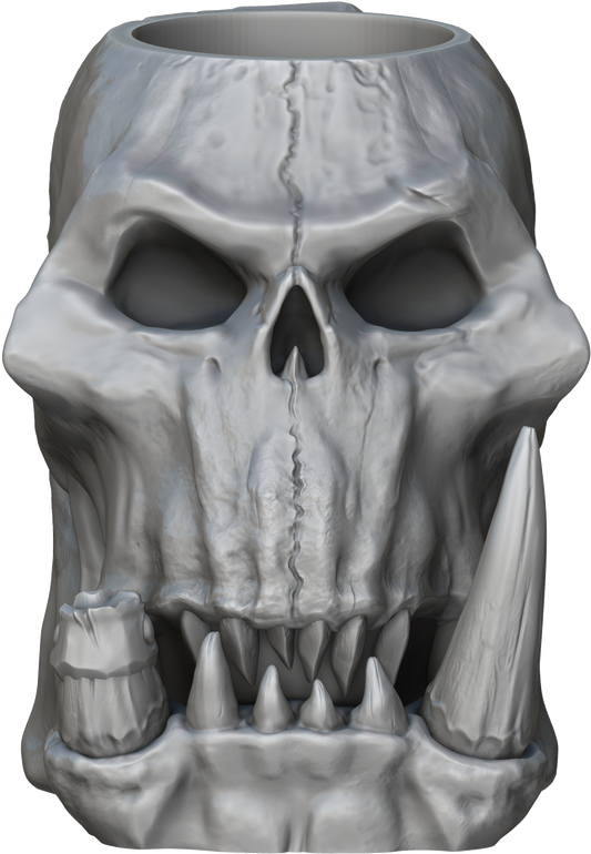 Ars Moriendi - Mythic Mugs - Orc Skull - DnD/TTRPG/Roleplaying/Wargames - Helios3DPrinting