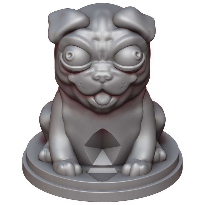 Ars Moriendi - Dice Guardian - Pug - DnD/TTRPG/Roleplaying/Wargames - Helios3DPrinting