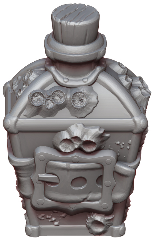 Ars Moriendi - Mythic Potion Dice Holder - Ocean - DnD/TTRPG/Roleplaying/Wargames - Helios3DPrinting