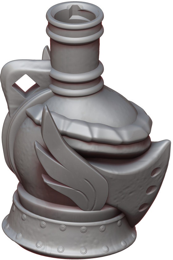 Ars Moriendi - Mythic Potion Dice Holder - Heroism - DnD/TTRPG/Roleplaying/Wargames - Helios3DPrinting